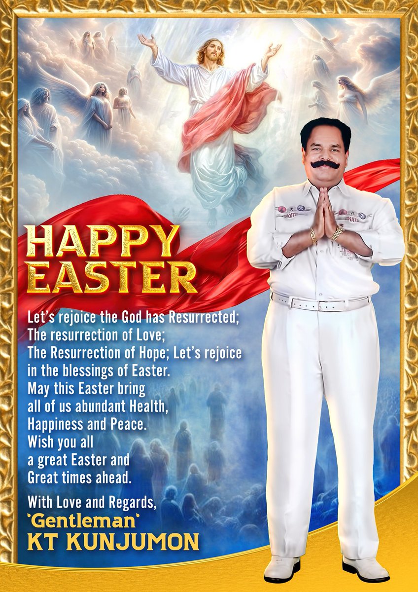 #HappyEaster Let’s rejoice the God has Resurrected; The resurrection of Love; The Resurrection of Hope; Let’s rejoice in the blessings of Easter. May this Easter bring all of us abundant Health, Happiness and Peace. Wish you all a great Easter and Great times ahead. With Love…