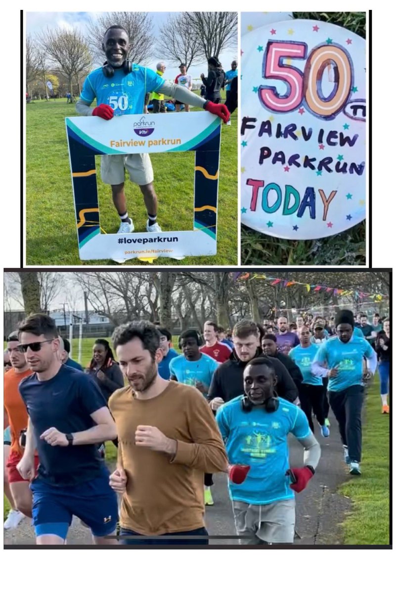Stephen celebrated his 50th Parkrun with us today!!🥳 Well done and massive congratulations, Stephen! 🤩#yourock @SanctuaryRunDub @SanctuaryRunner
