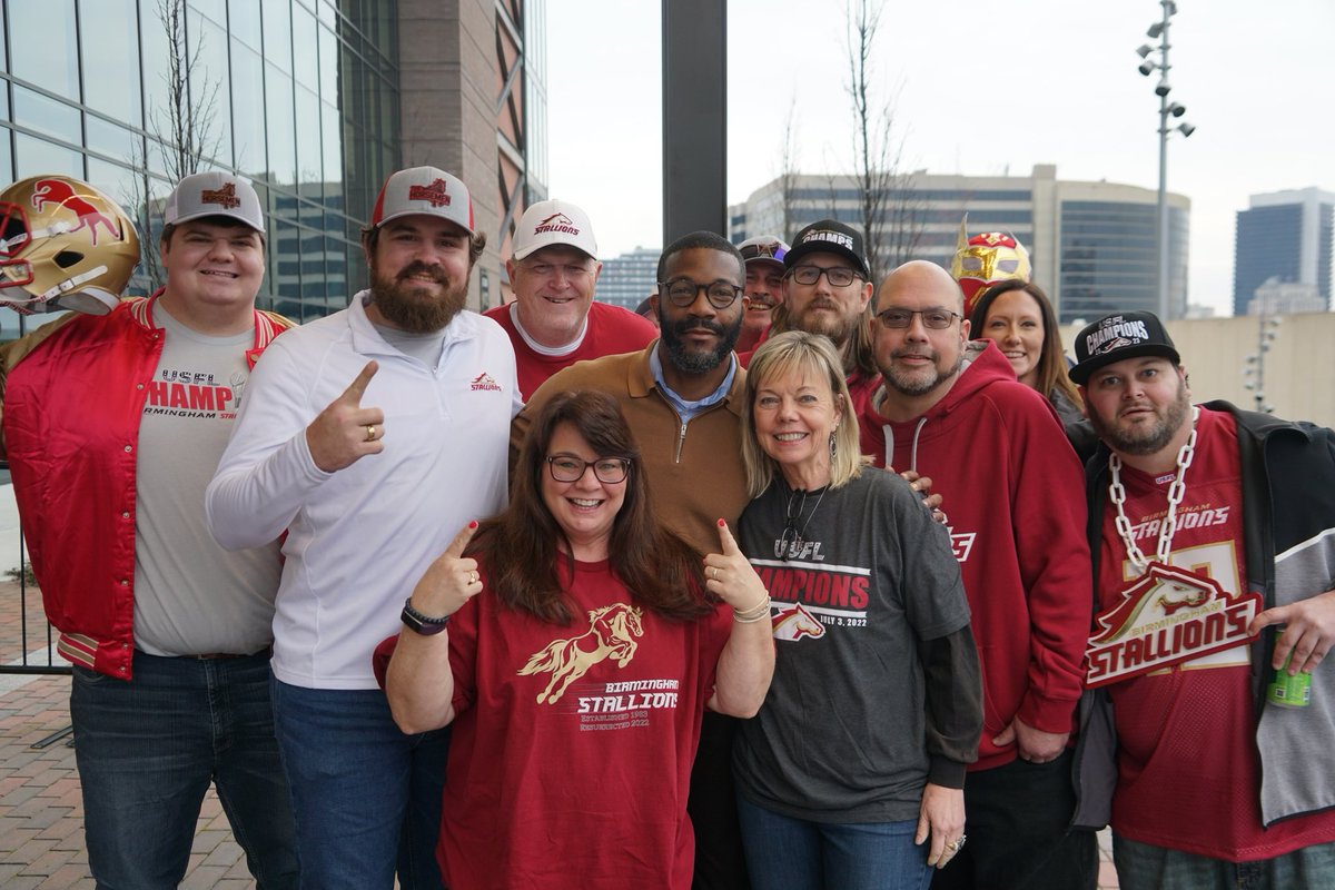 We already went back to back, now it's time for the threepeat.

We're riding with the <a href="/USFLStallions/">Birmingham Stallions</a> today and every day against the Arlington Renegades. Gonna be a great start to the season. #GIDDYUP