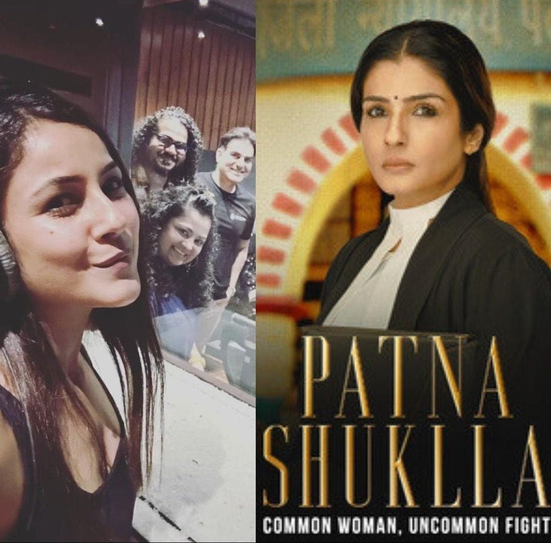 '#ShehnaazGill marks her debut as a playback singer with the track #DilKyaIradaTera featured in #RaveenaTandon’s forthcoming movie #PatnaShuklla.'