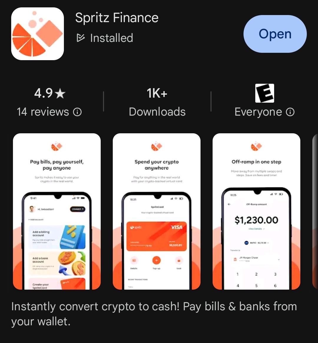 dolomiteHEX's tweet image. @SpritzFinance 

Thank you so much for allowing #PulseChain to be one of the chains supported by your Company&apos;s core products (pay bills, off-ramp and debit card).

Question...
What need to happen for Sprtitz Finance to support ON-Ramp of $PLS ( and maybe $USDL and $INC and…