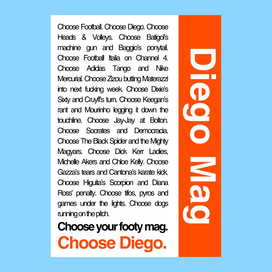 CHOOSE DIEGO. 

Pre-order issue #7 on Tuesday 02/04/24 at 6pm.