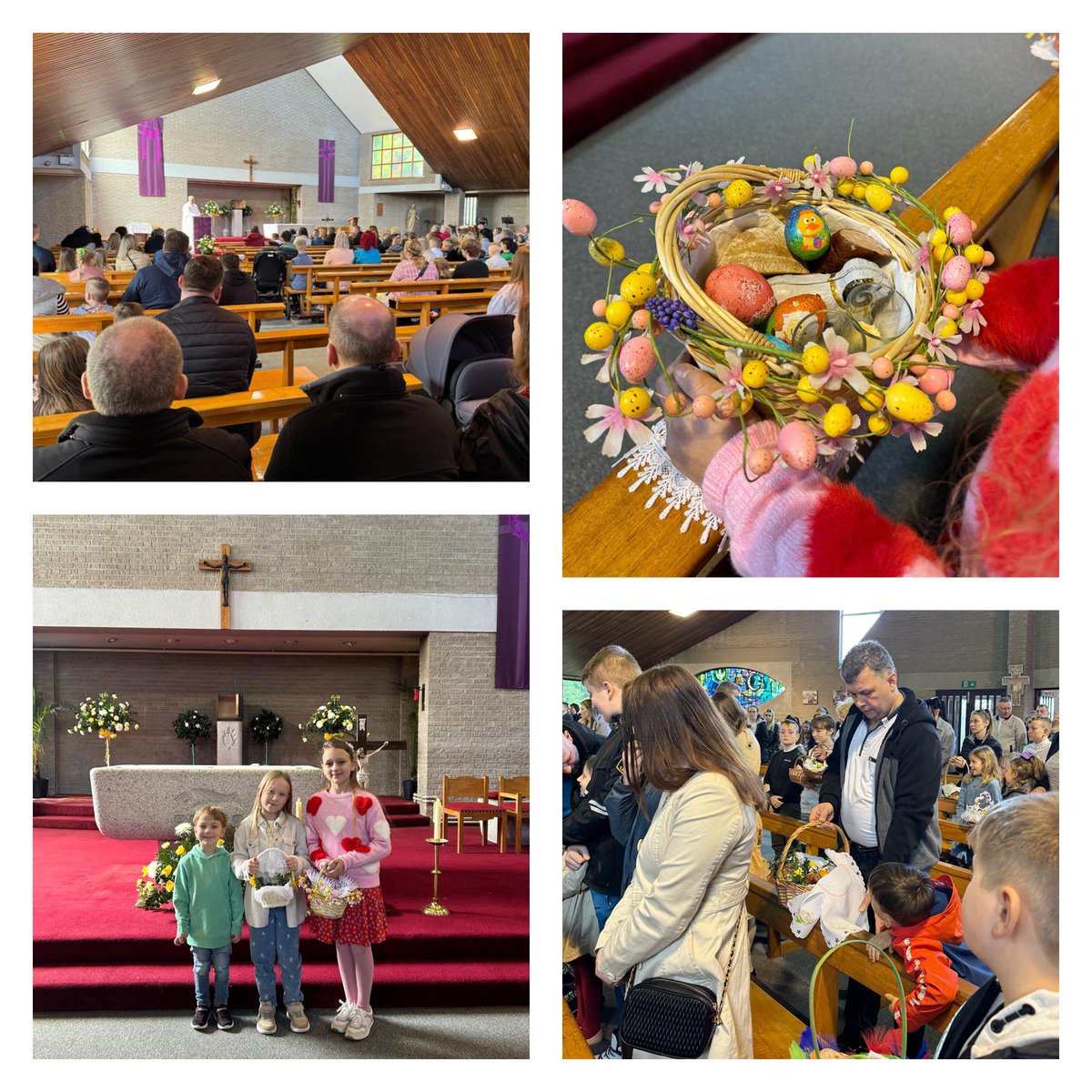 What a beautiful service at St Albert The Great…the blessing of the baskets. So lovely to have so many of our Polish community celebrating with Deacon Daniel Piwowar @ALPSITnews @lpoolcatholic