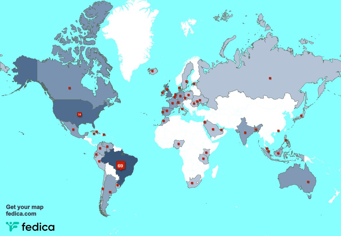 Magnator's tweet image. Muito obrigado aos meus 3 novos seguidores que vivem no Alemanha, e mais na semana passada. fedica.com/!Magnator