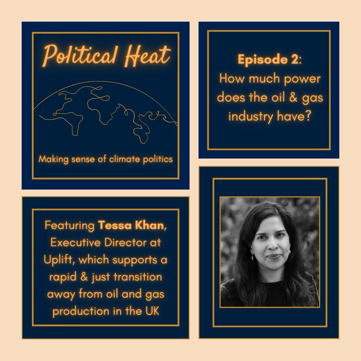 Does the fight over the windfall #tax show that the #oil industry’s power could be dwindling in the UK? We consider this - and much more - in the latest episode of Political Heat, with campaigner @tessakhan political-heat.captivate.fm