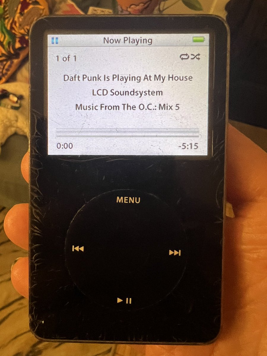 I found an old iPod & discovered the 1st purchased song of LCD. I may have downloaded other songs other ways but the 1st purchased was from the OC! 😂 Slightly embarrassing but I stand by good music on teen shows. Vote 4 All My Friends in @marchxness marchxness.com/danceness-cham…