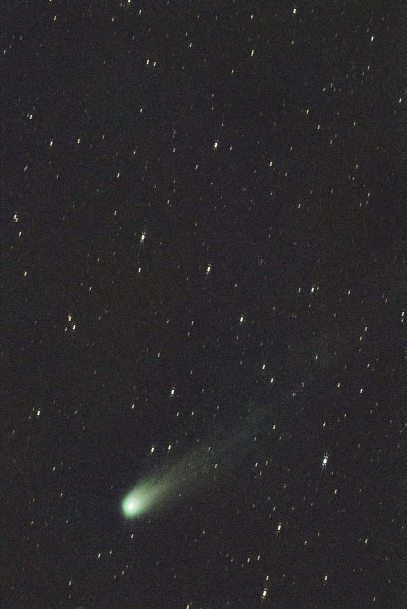 こちらがバーティノフマスクを付けたまま撮ったポン・ブルックス彗星となります。お納めください。#12P #PonsBrooks なんか暗いと思ったんだYO! 時間無いのNI!