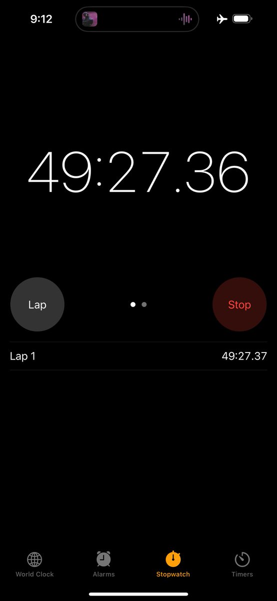 New personal best: 49 minutes with no vest

Done by 9am on a Saturday

Work while your competition sleeps 💪