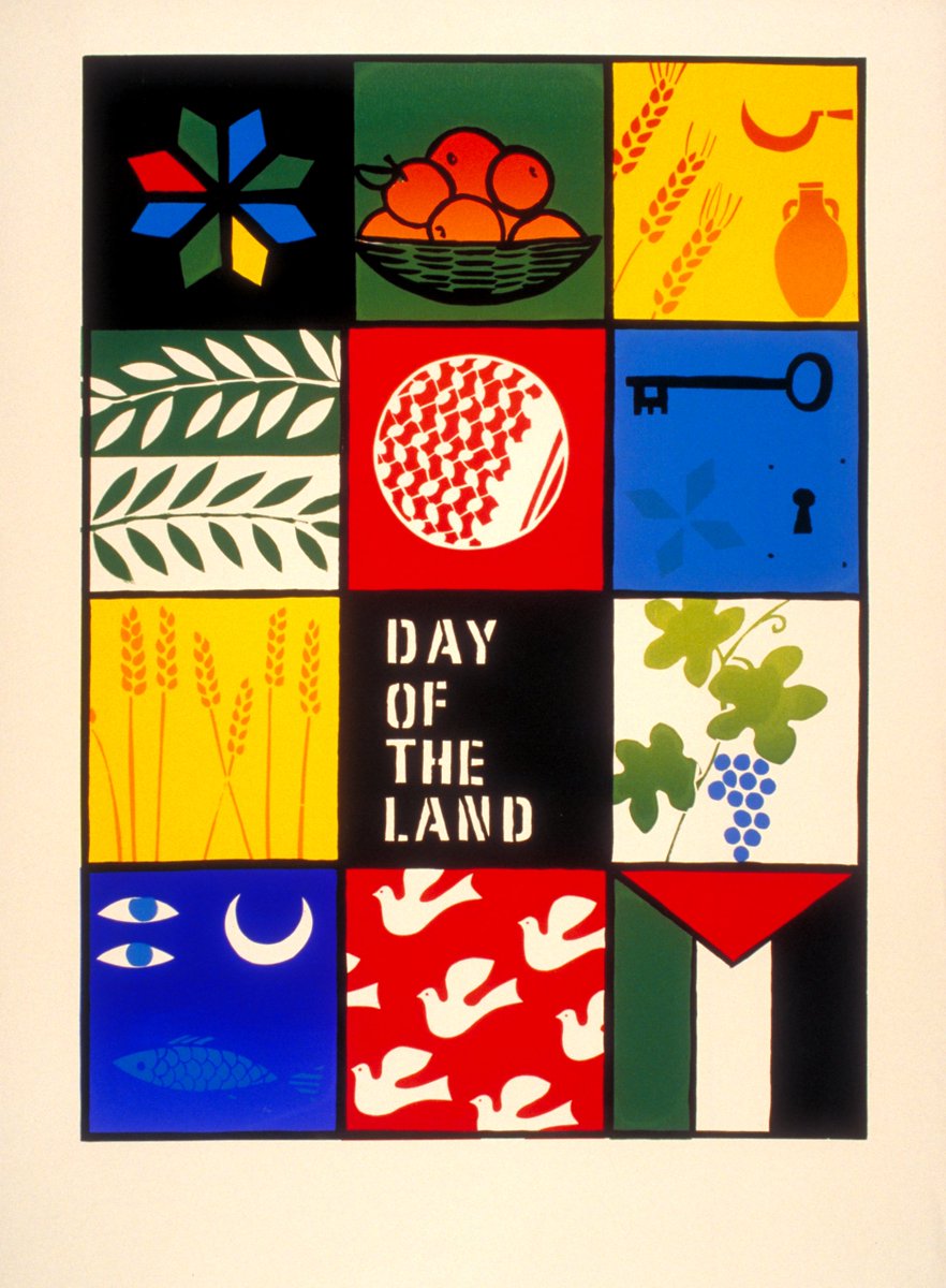 TODAY IS LAND DAY FOR PALESTINIANS 🇵🇸 I wanted to share an infographic by Palestinian Youth Movement on the history of Land Day. Bisan has asked for ALL to march and protest in solidarity with Palestine. Participate, donate, and share resources!! (ALT TEXT INCLUDED) 🧵