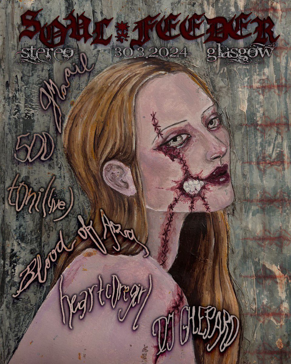 Glasgow tonite 🖤✨ <a href="/stereoglasgow/">Stereo</a> <a href="/soul__feeder/">Soul Feeder</a>