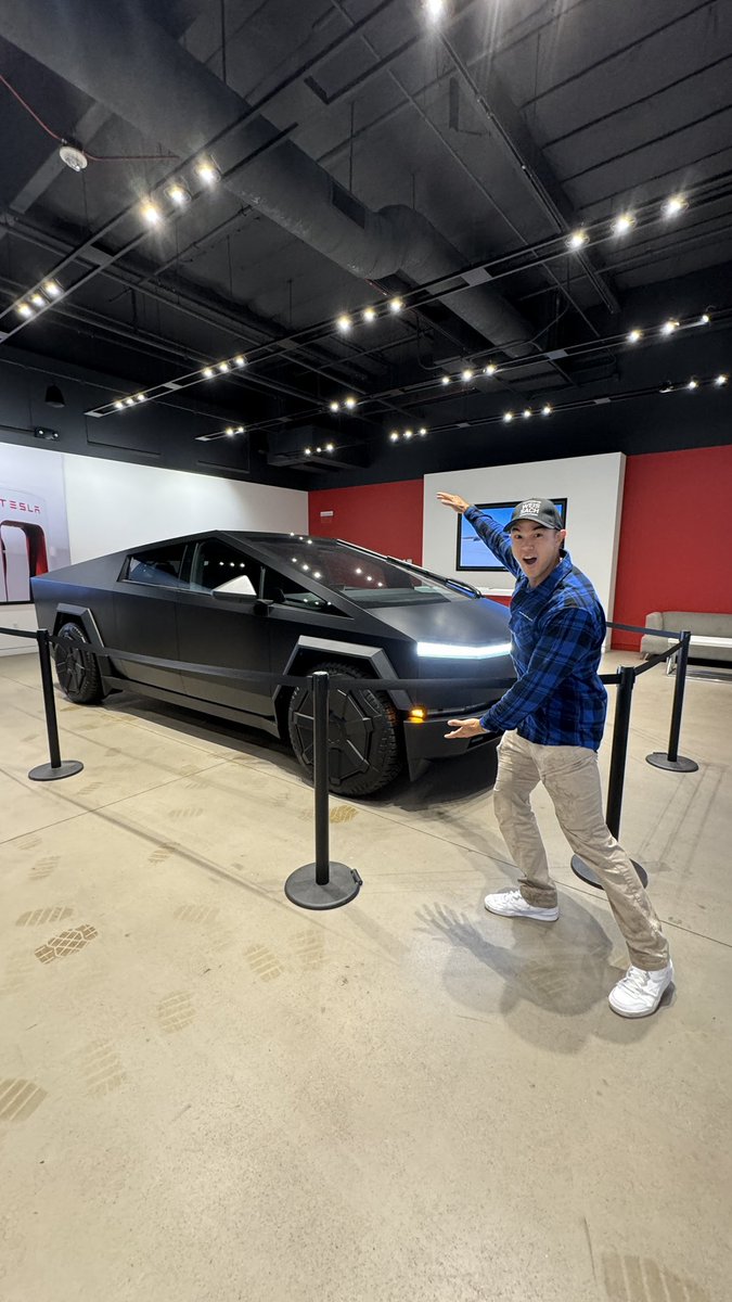 I don’t think Tesla liked me describing their truck as a “fridge on wheels” in their store 🤫