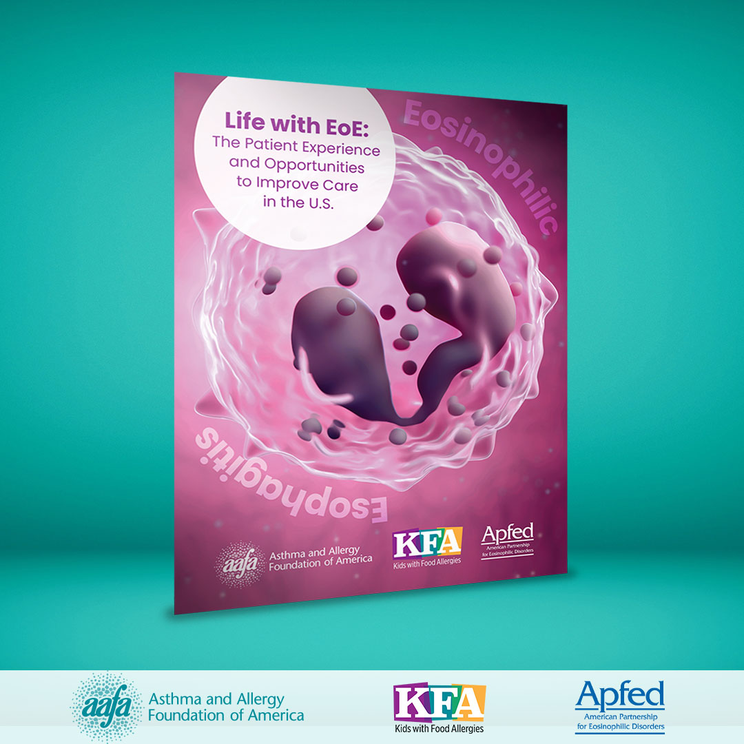 Eosinophilic Esophagitis (#EoE) is a long-term allergic or immune condition that causes swelling in the esophagus. It can have a physical, social, mental, and financial impact on patients and families.

AAFA and <a href="/APFEDorg/">APFED.org</a>  studied the impacts in the U.S.  community.kidswithfoodallergies.org/blog/living-wi…