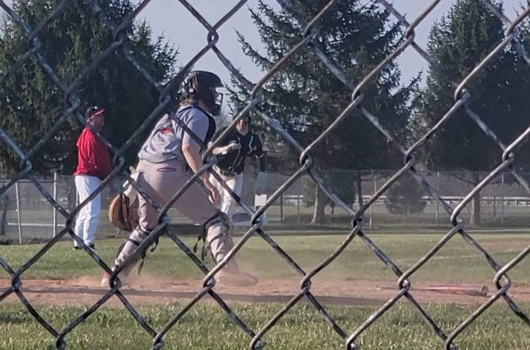 Connor009911492's tweet photo. 3rd varsity game of the year. Went 0-1 , had 1 put out at home. Won the game 7-6. We are 2-1 so far. Good things coming. 
#12, #greyjerseys, #westfallbaseball, #catcher https://t.co/PXsNZfWIQ6