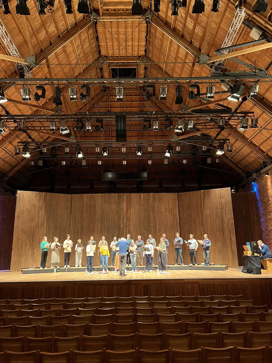 This really is a special place to perform🙂We are back @SnapeMaltings tonight for a sold out concert. Rehearsals are underway and we can’t wait to see all 812 of you later for the concert 👏