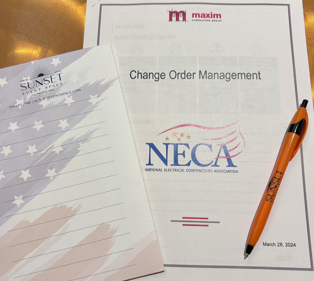 🌟 Our contractors participated in an exclusive and FREE Change Order Management class led by the one and only Stephane McShane 🎉 Congrats to all who leveled up their skills! Complimentary training is just one perk of being a member of NECA. 💼