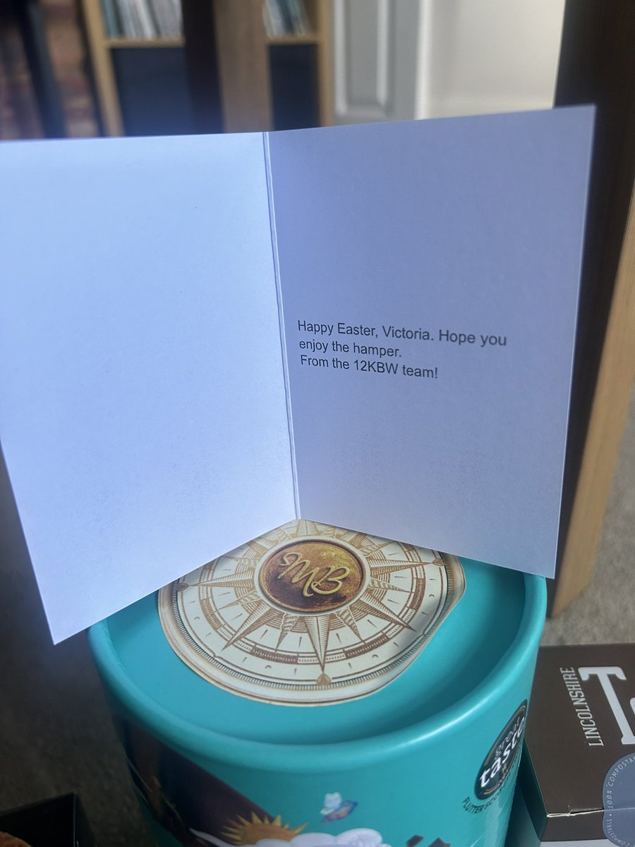 Thank you <a href="/12KBW/">12 King's Bench Walk</a> for my Easter Hamper! A lovely treat to enjoy over the bank holiday weekend 😋