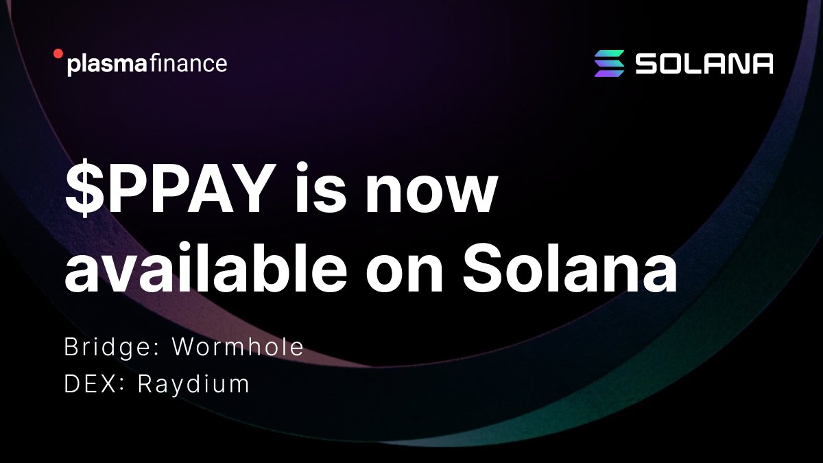 🎉 Exciting News for the $PPAY Community! 🚀

We're thrilled to announce that $PPAY is now available on the <a href="/solana/">Solana</a> blockchain, unlocking a world of new possibilities! This marks the 6th blockchain integration for $PPAY, demonstrating our commitment to accessibility and