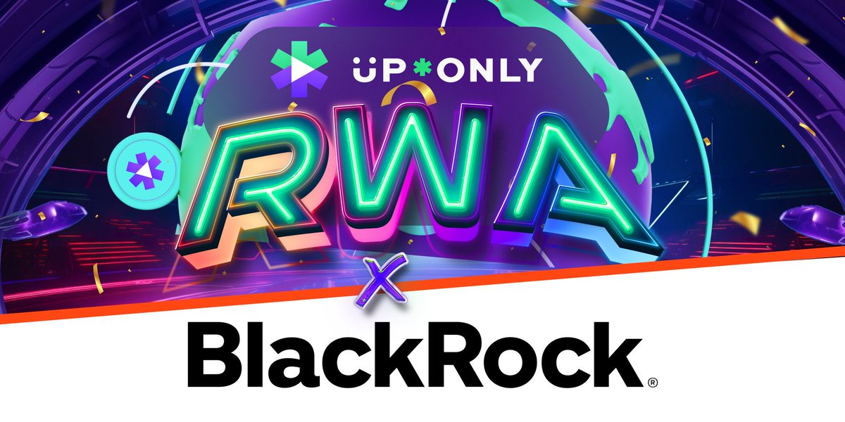 UpOnly is proud to build alongside <a href="/BlackRock/">BlackRock</a>, sharing the same vision for real-world assets. We're aligning with the principles of the world's largest fund manager to create a decentralized #RWA trading environment accessible to everyone through our platform. $UPO elevates #RWA.