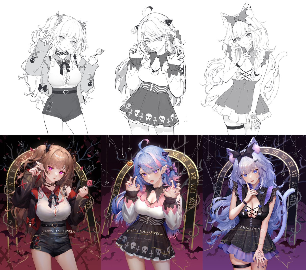 LittleFriendW's tweet photo. (跟風)草稿vs完稿
Draft vs final https://t.co/f6wXa9Et8M
