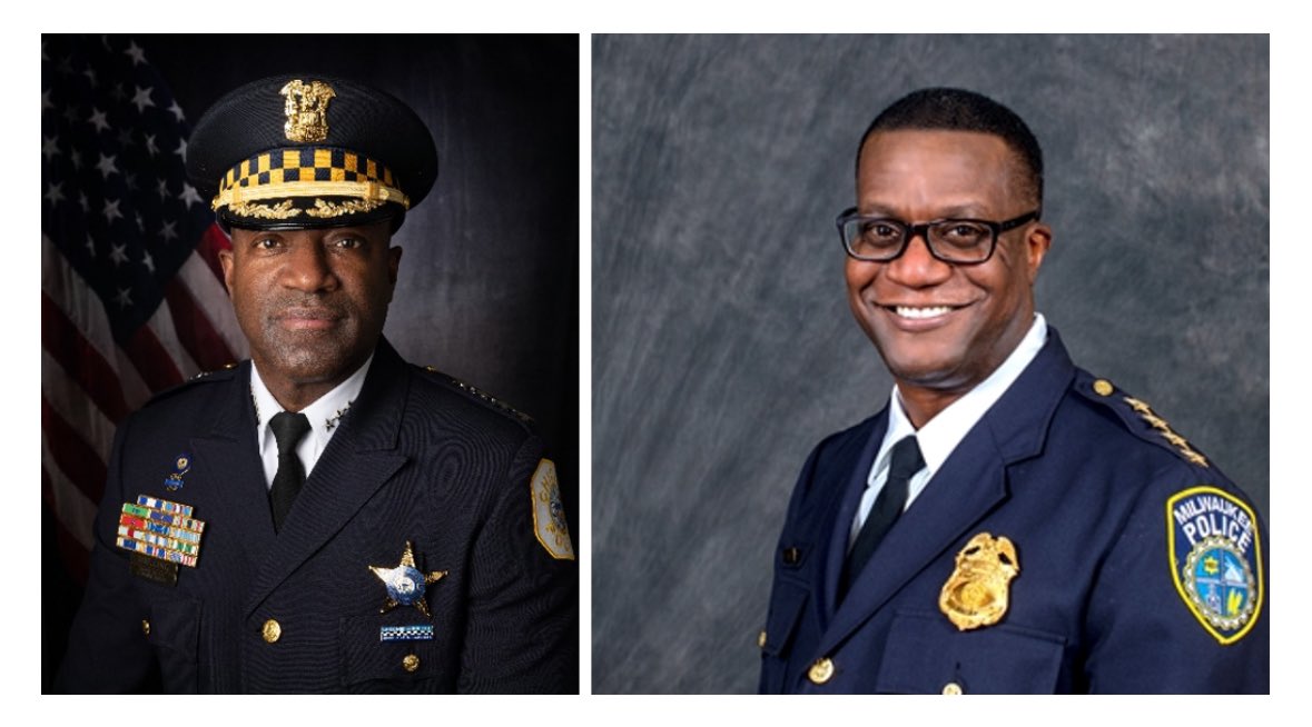 Trending: Chicago Superintendent Larry Snelling and Milwaukee Chief Jeffrey Norman discuss preparations for this summer’s political conventions policeforum.org/trending29mar24