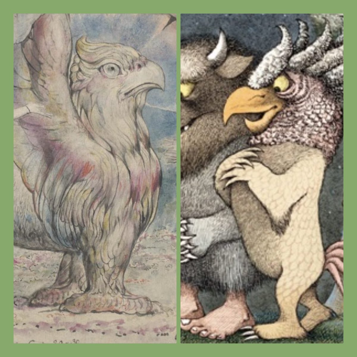 ‘In the Deserts Wild’: William Blake and Maurice Sendak - Wed 8 May, 7.30 PM (UK time), free, on zoom. Academic Jason Whittaker and illustrator @autumnrosewell will explore the ways in which Sendak drew inspiration from Blake. More info and registration at blakesociety.org/product/blake-…