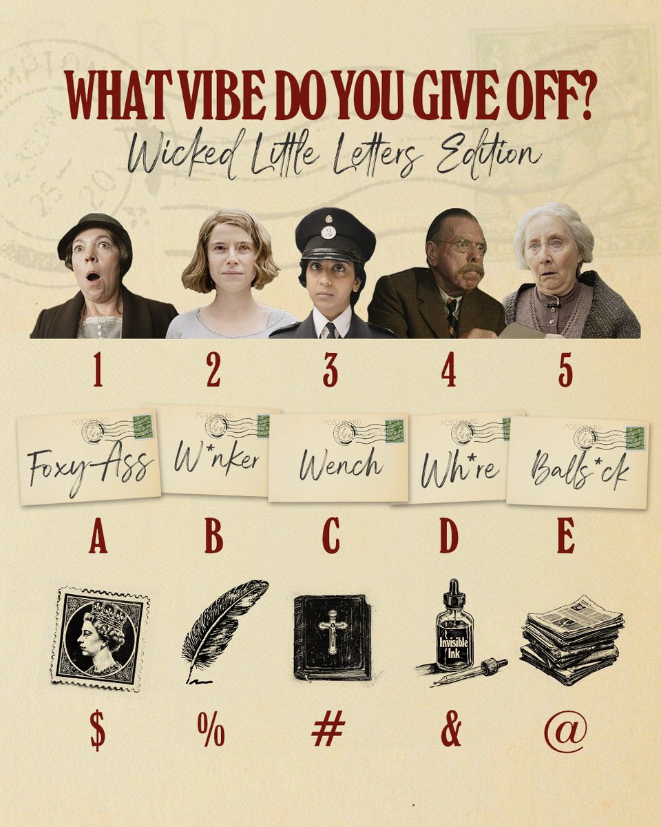 What’s your #WickedLittleLetters vibe today? We’re feeling 2A% at the moment.