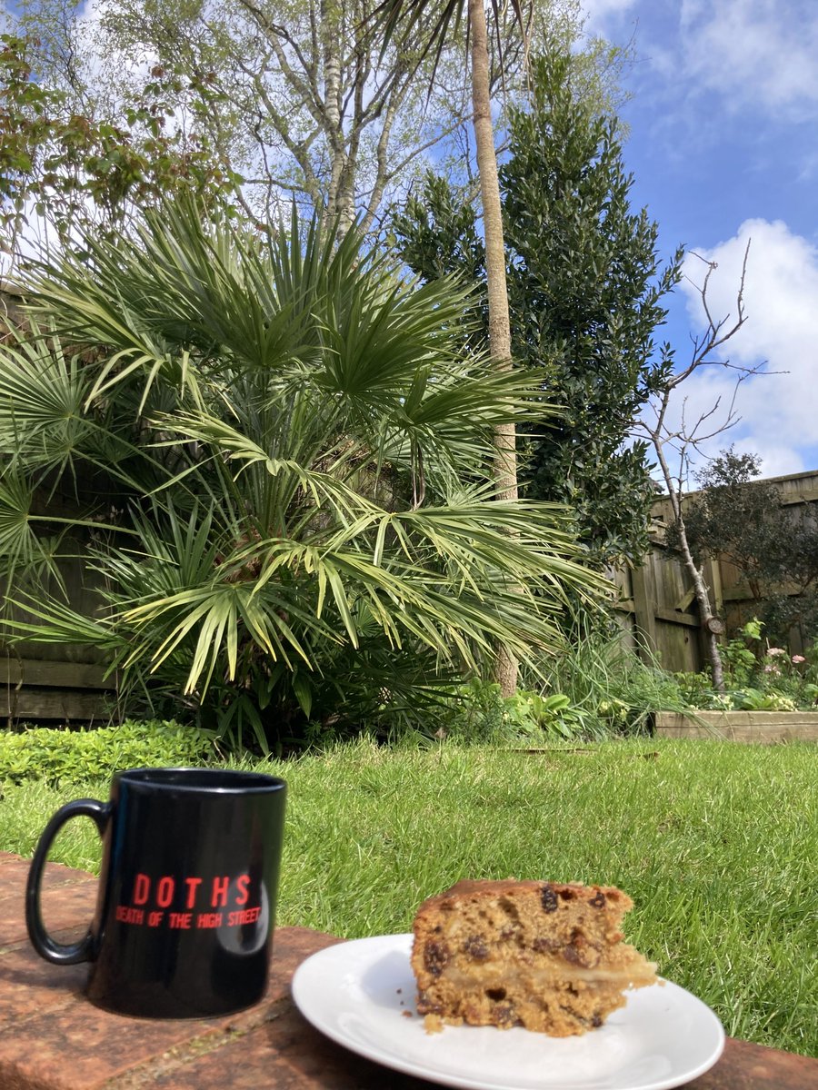 The perfect accompaniment to a slice of simnel cake. Thanks @dothsband! You can get yours here: deathofthehighstreet.bandcamp.com/merch/doths-mug Cake not included. Happy Easter all.