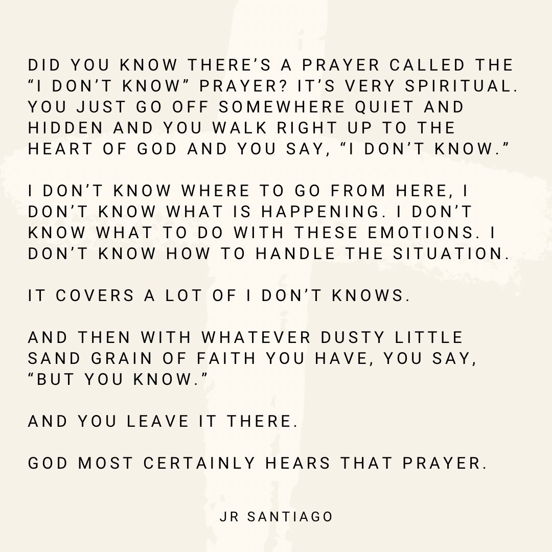 Someone sent me this prayer when I needed it the most. I hope it comes to you when you need it, too.