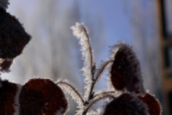 Art of the Day: 'Icicles on twigs'. Buy at: ArtPal.com/elygoldart?i=9…