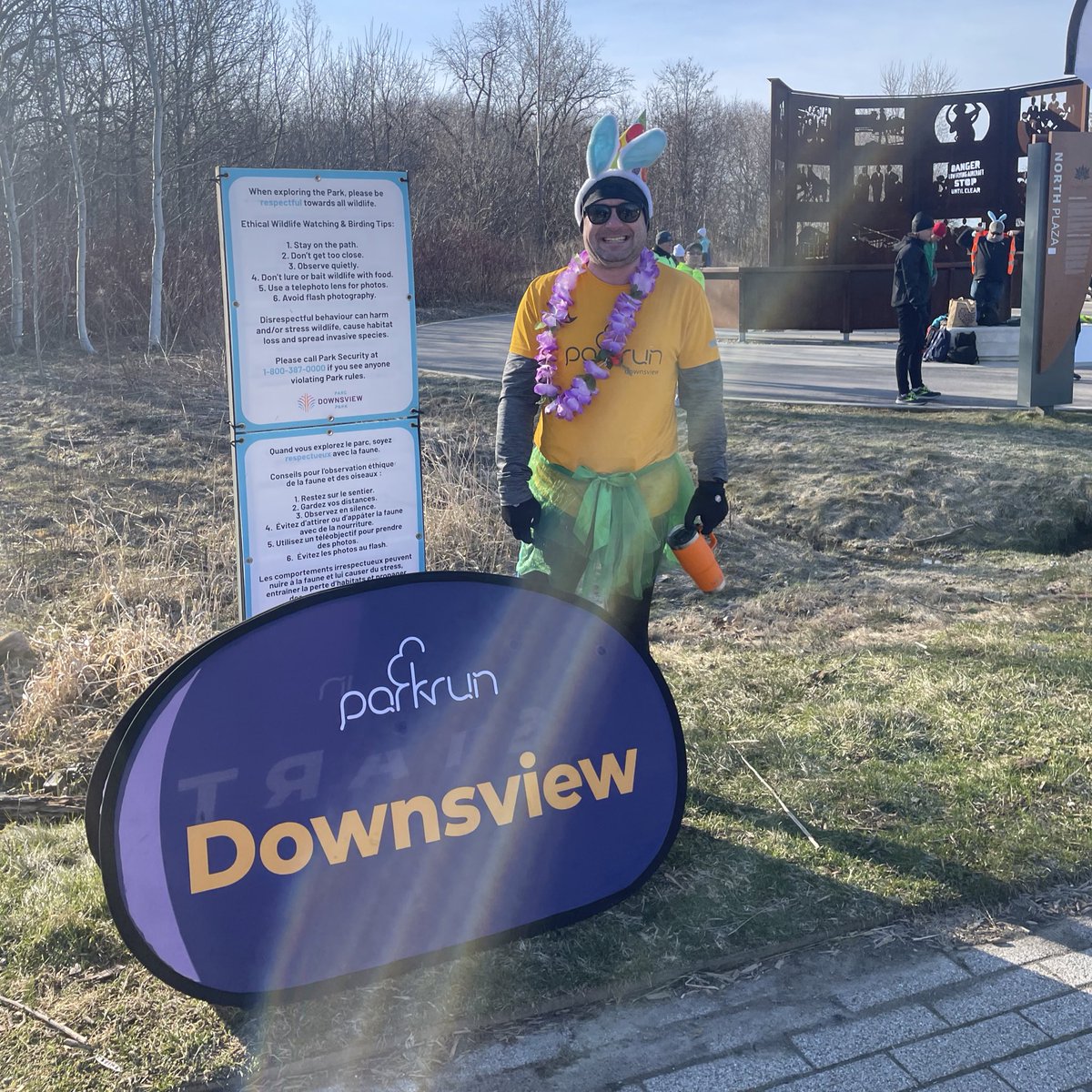 Downsviewpkrun tweet picture