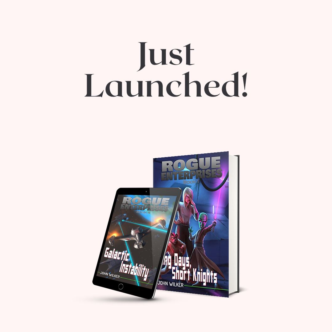 If you like; Aliens, rompy scifi adventures spanning the galaxy and Firefly style misfits, you'll love the Rogue Enterprises team! The second book in the series just dropped and it's almost pool reading season! Time to stock up! johnwilker.com/book/galactic-… #scifibooks