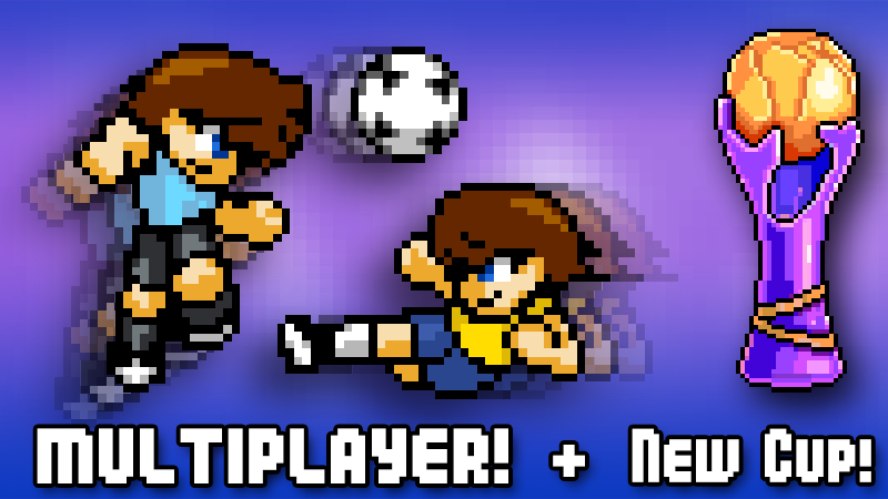 Pixel Cup Soccer now has ONLINE MULTIPLAYER !! Enjoy!!
store.steampowered.com/app/1620540/  #screenshotsaturday #gamedev #indiegames #pixelart #soccer #football #madewithunity #Steam #SteamDeck #onlinegaming