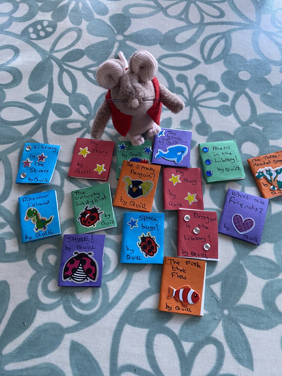 Frances Tosdevin (@francestosdevin) on Twitter photo I should probably have been getting ready for Easter, but instead, I've made Quill a whole shelf of his very own books, in honour of "his fabulous stories, each fabulous word"... 𝐓𝐡𝐞 𝐋𝐢𝐛𝐫𝐚𝐫𝐲 𝐌𝐨𝐮𝐬𝐞 out 04/04/24 <a href="/SOCillustration/">Sophia O'Connor Illustration</a> @publishinguclan <a href="/bouncemarketing/">Bounce Sales and Marketing ❤️📗</a> I should probably have been getting ready for Easter, but instead, I've made Quill a whole shelf of his very own books, in honour of "his fabulous stories, each fabulous word"... 𝐓𝐡𝐞 𝐋𝐢𝐛𝐫𝐚𝐫𝐲 𝐌𝐨𝐮𝐬𝐞 out 04/04/24 <a href="/SOCillustration/">Sophia O'Connor Illustration</a> @publishinguclan <a href="/bouncemarketing/">Bounce Sales and Marketing ❤️📗</a>