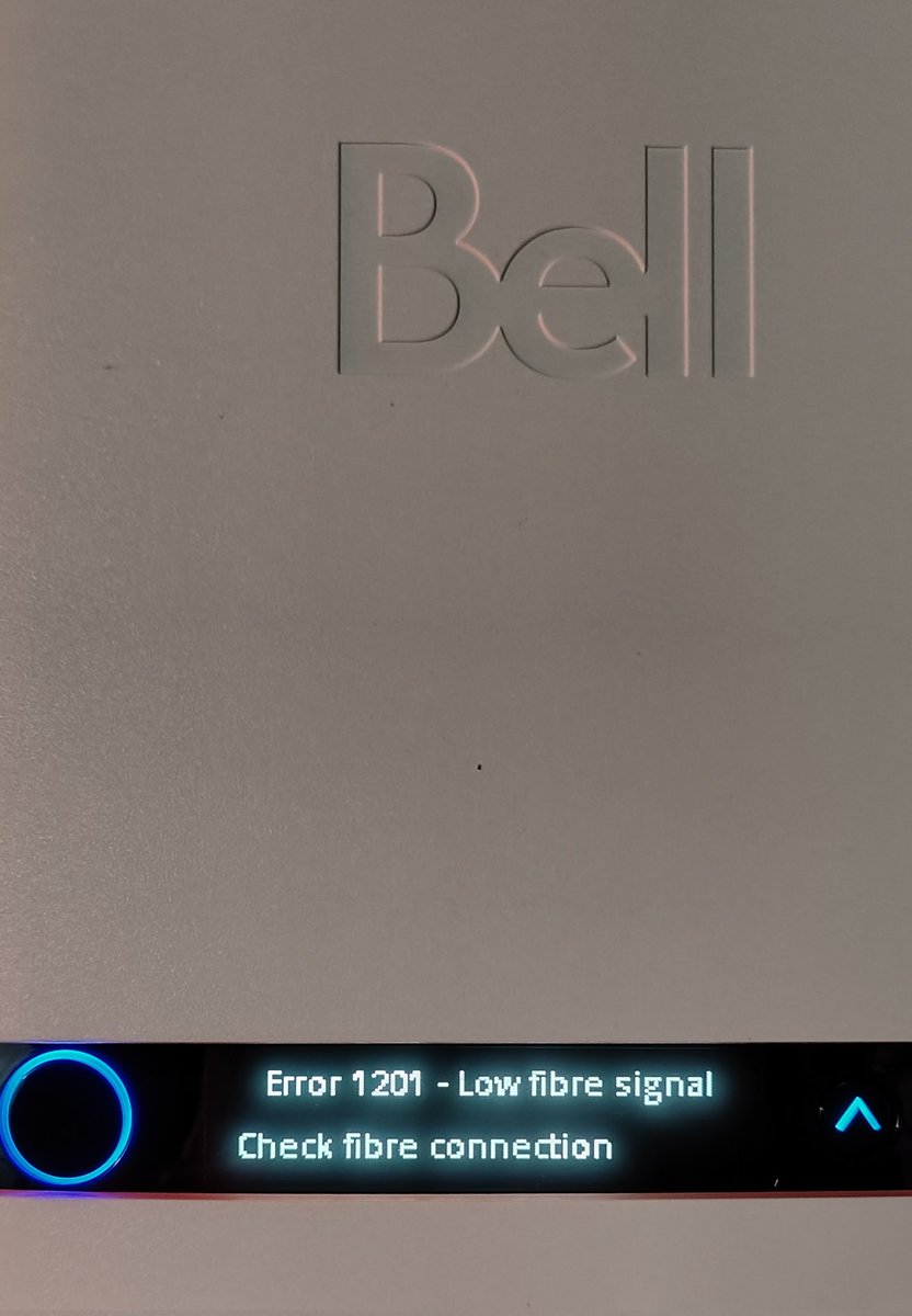 JayTurner901's tweet photo. @Bell_Support Are you down in the area of Northernbreeze St, Mount Hope, Ontario? Our Fibe-based services (TV, Internet) stopped working about an hour ago. Your online resources say everything is fine. We are seeing different. https://t.co/gseVjeYmeL