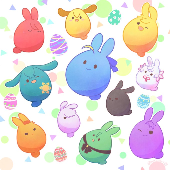 「rabbit solid circle eyes」 illustration images(Latest)