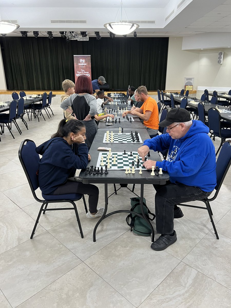 miramar_chess's tweet photo. Another great #chess event today. Thank you Mayor @WayneMessam and the @CityofMiramar for hosting this event. https://t.co/iUvCPb8ZqF