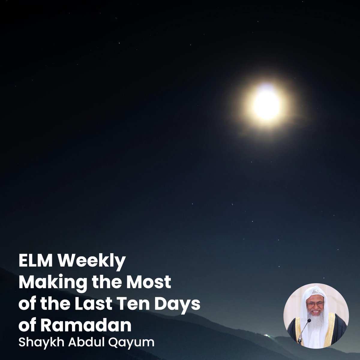 🌙✨ As we enter the Last Ten Days, the urgency to deepen our devotion and seek forgiveness intensifies Read the blog to find essential insights on maximising these few sacred nights: eastlondonmosque.org.uk/blog/making-th… #EastLondonMosque #FinalTenDays #LaylatulQadr #RamadanReflections