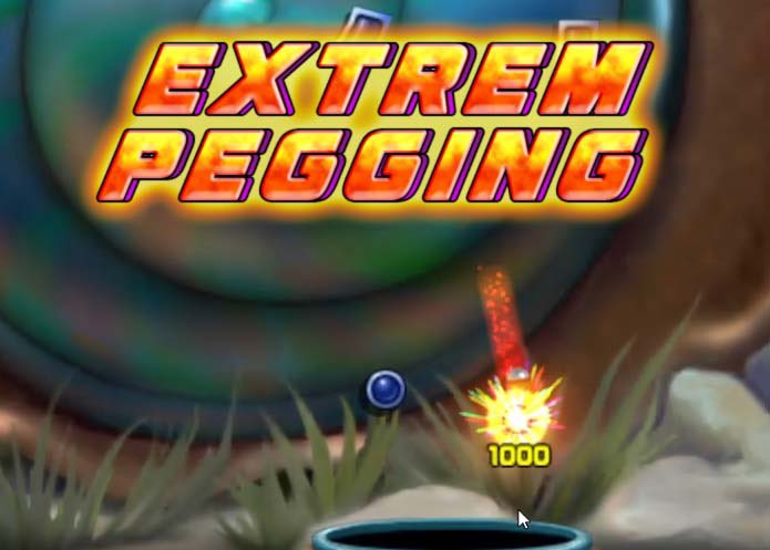 Rare screenshots from the German localization of 'Peggle', featuring a curious mistranslation.