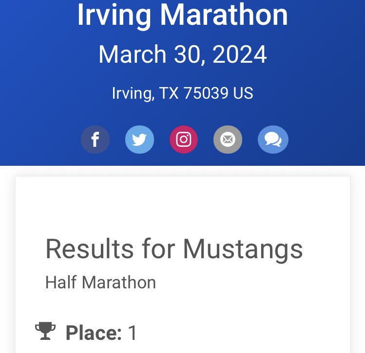 Can we talk about dedication & love for her athletes? When these runners asked @Lindsay_Ledford to join their @irvingmarathon 13.1 team she was game! Great job to this 1st place team! @RichardsonISD @JJPearceXC @JJPearceTrack @TheCBreedlove #risdweareone @IamBranum