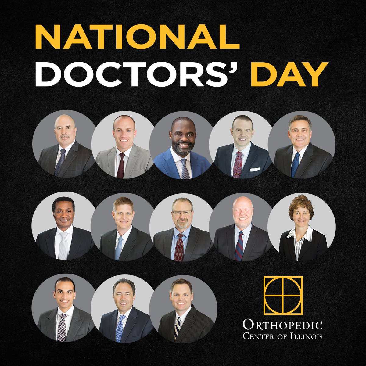 Happy #NationalDoctorsDay to our incredible team of doctors! We want to recognize the dedication, expertise, and care you provide to our patients, and thank you for the support you give to our community and staff. #AskForOCI #MoveBetterLiveBetter