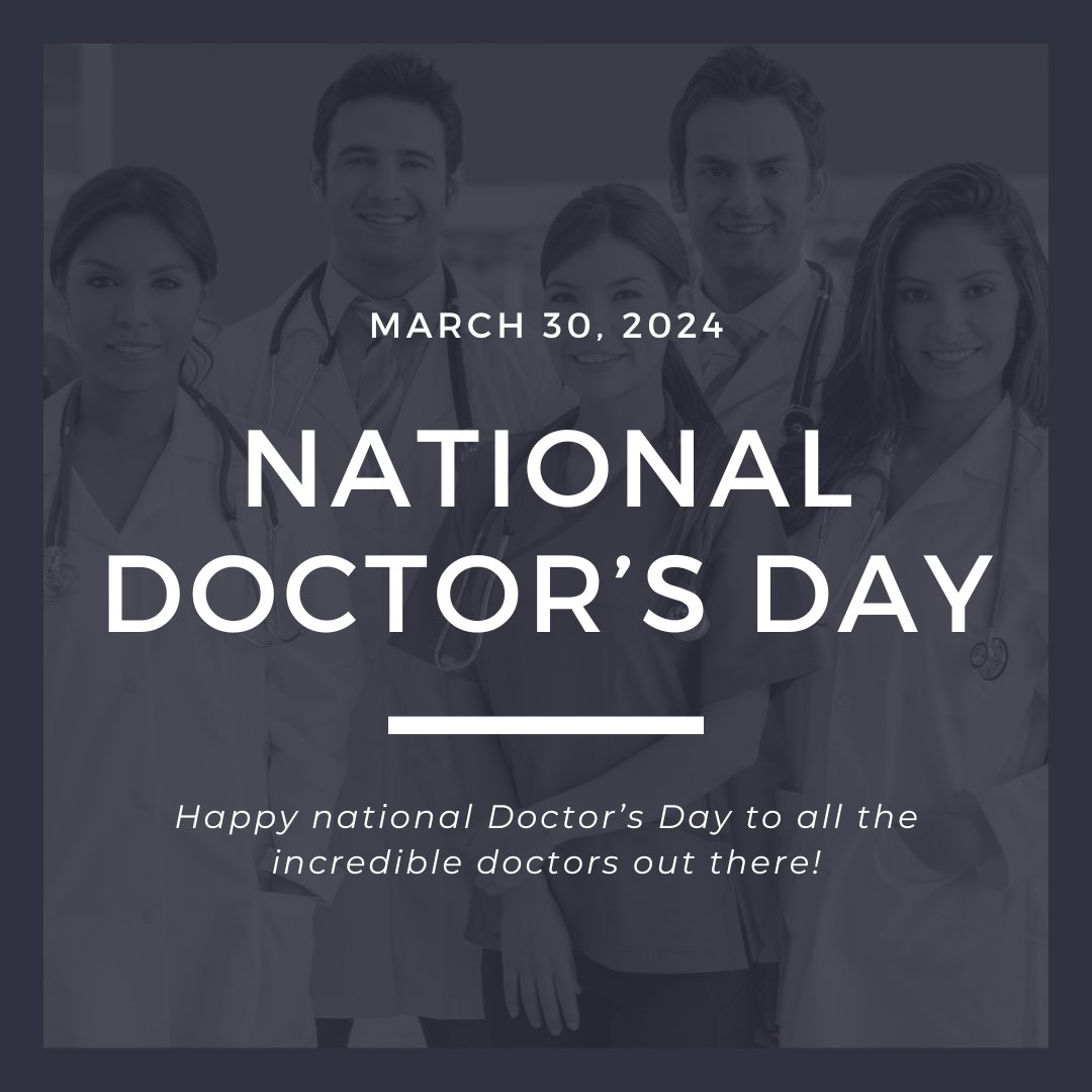 We extend our sincerest gratitude to all the dedicated doctors for their commitment, compassion, and expertise in healthcare. Today and always, we celebrate and honor your invaluable contributions. #NationalDoctorsDay 🩺💙