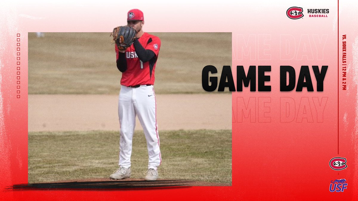 Finishing up the series in Sioux Falls

🎯 vs. USF
📍 Sioux Falls, S.D.
⏰ 12 PM &amp; 2 PM
💻 NSICNetwork.com/usfcougars
📊 bit.ly/3syT1SP

#Huskyland ⚾️