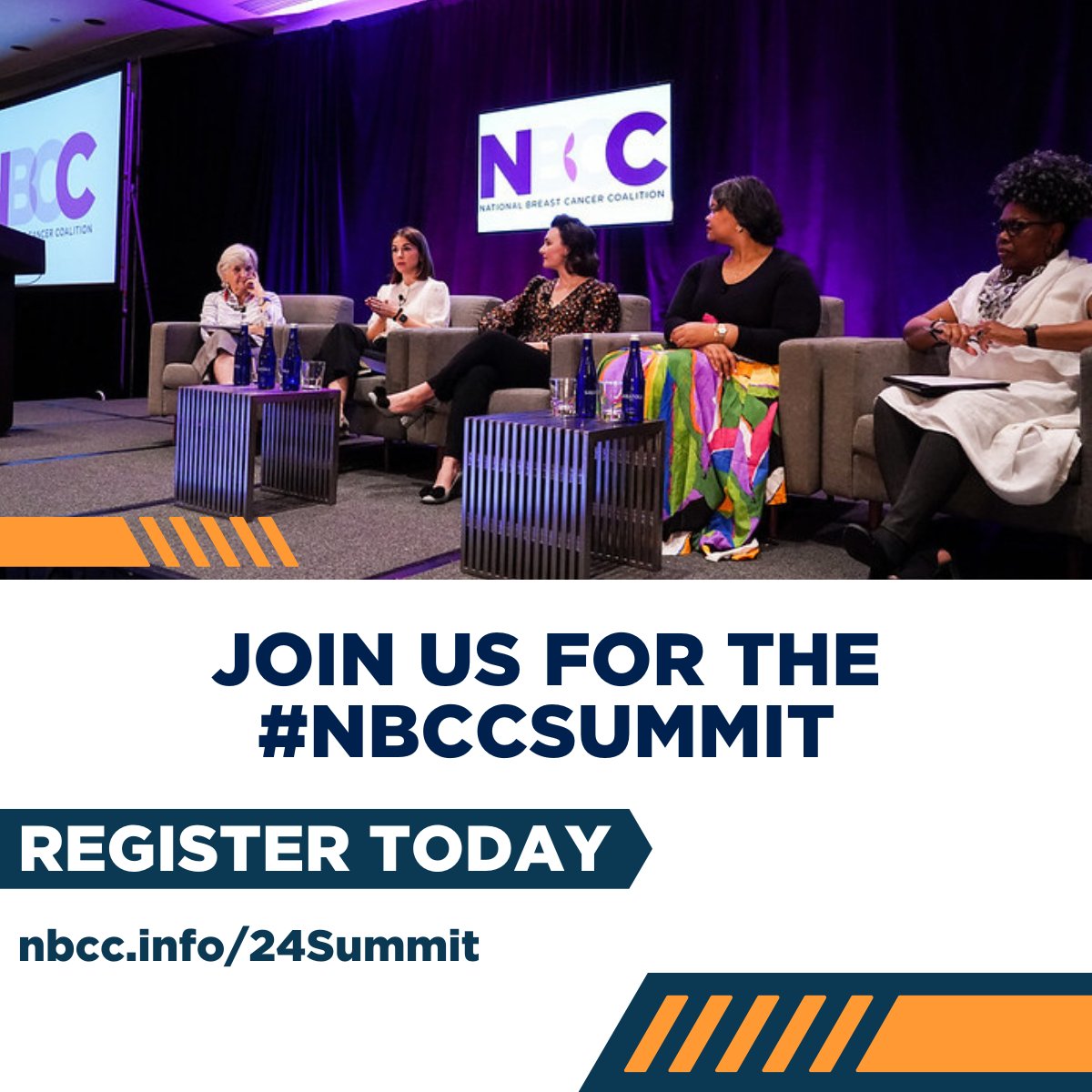 At the 2024 NBCC Summit, unite with tireless and talented breast cancer advocates who will help NBCC achieve our mission to end breast cancer for everyone. Join us! nbcc.info/24Summit