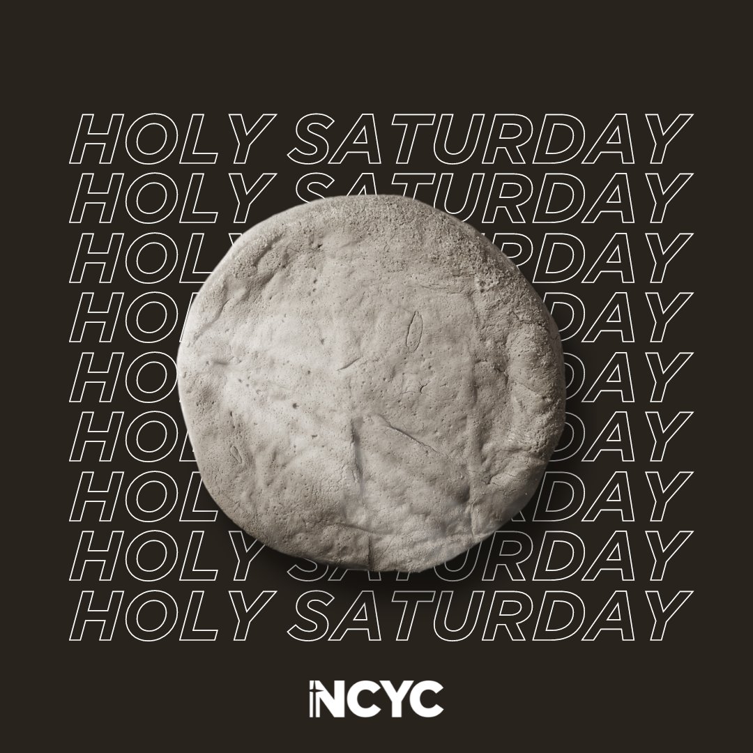 Holy Saturday invites us into a space of waiting and anticipation. It's a time of quiet reflection as we await the joy of Easter. Let's use this day to deepen our faith and trust in God's promises, knowing that hope springs eternal. #ncyc #holyweek #holysaturday #catholic