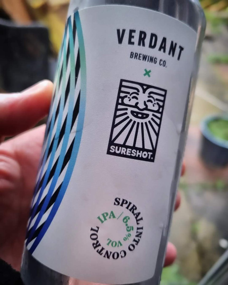 First time trying this ... a lovely Hazy ipa @VerdantBrew