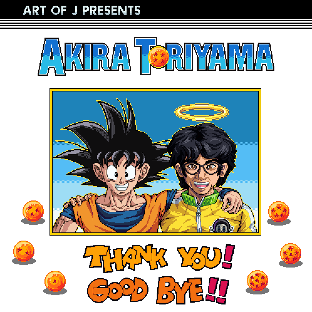 krillmaster6971's tweet image. Rest in Peace, Toriyama-san,
an absolute inspiration and legend to the masses including myself and your legacy will coninue to live on, if it wasn't for your legendary stories I would not be the same person I am today
#ThankYouToriyama #pixelart #DragonBall