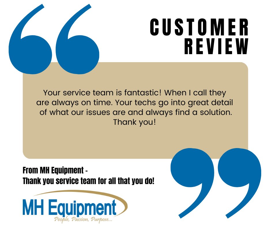 MHEngSolutions's tweet image. Happy Saturday!  😀

We appreciate our MH Team and love the positive feedback from our customers. Keep up the good work! 👊 Contact our service team for all of your material handling needs! bit.ly/43UgW0F #MHEquipment #People #Passion #Purpose
