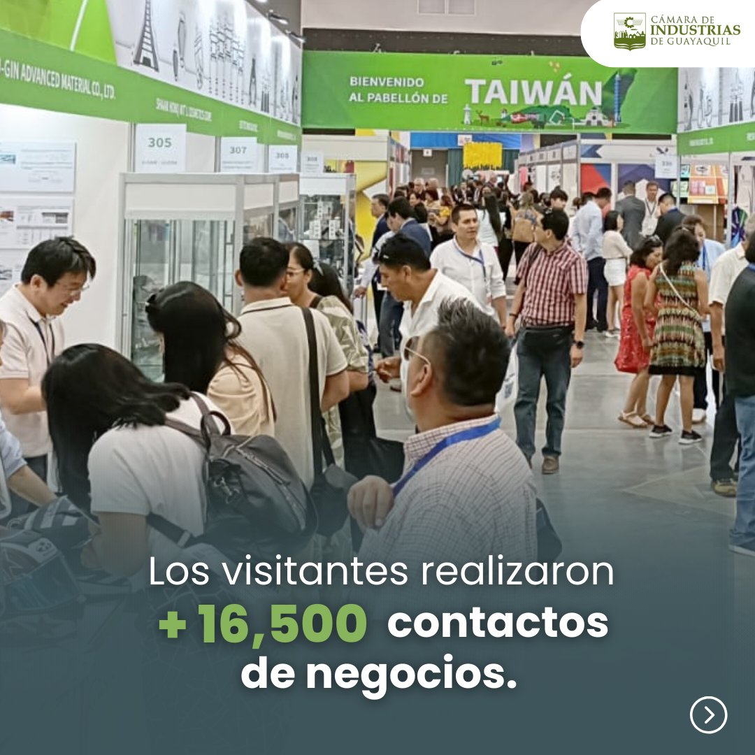 Industriasgye's tweet photo. #FeriasCIG | ¡Te contamos los resultados de nuestra participación en Expocomer Panamá 2024! Conoce cómo hemos creado conexiones comerciales valiosas para nuestras empresas entre más de 20 mil visitantes de 30 países diferentes. 💼🌍 #Expocomer2024 #NetworkingInternacional https://t.co/K0PrJUPS7N