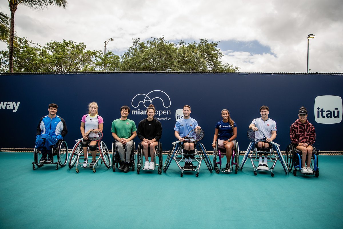 What an awesome exhibition week @miamiopen 🎾 To get the opportunity to play on a stage like this is massive for wheelchair tennis. Thank you to the event and everyone for showing the support.🤞🏼 we can be back here in the future to showcase with even more players ☀️