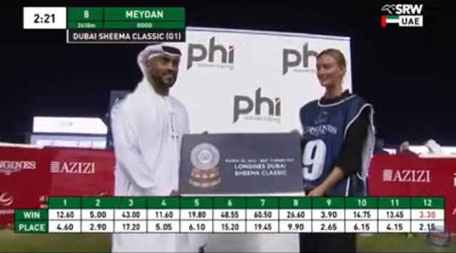 Congratulations to Rachel Richardson @rachr1806 winner of the best turned out award for Auguste Rodin at Meydan! 🏆🏇🇦🇪
#DWC24 #DubaiWorldCup #Dubai #Meydan #horseracing @jpelliott95